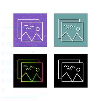 Pictures Vector Icon