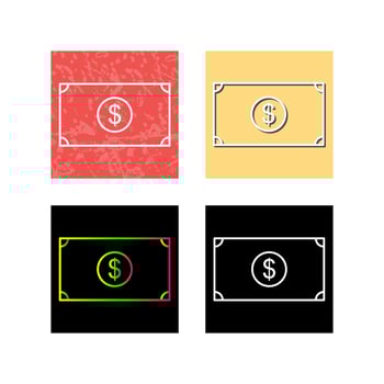Unique Dollar Vector Icon