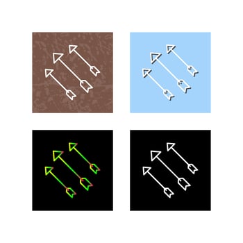 Unique Arrows Vector Icon