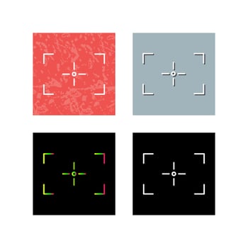Unique Focus Vector Icon