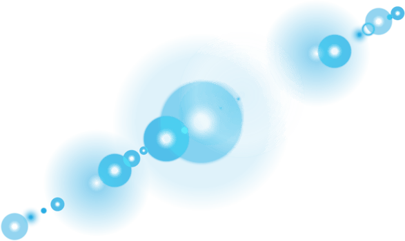 Blue Sun rays with beams and glare isolated on transparent background. Lens flare light effect. png