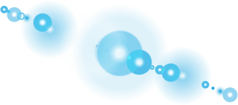 Blue Sun rays with beams and glare isolated on transparent background. Lens flare light effect. png