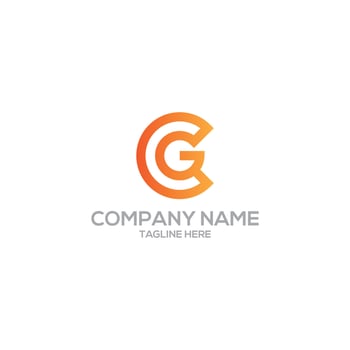 CG ,GC ,C ,G letter logo template. vector