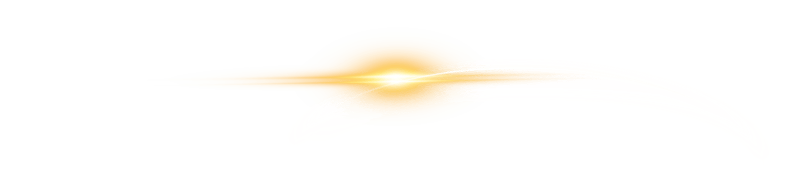 The edge of a golden solar eclipse on transparent background. Golden eclipse for product advertising, natural phenomena, horror concept and others. png