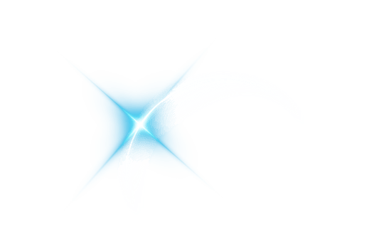 The edge of a blue solar eclipse on transparent background. Blue eclipse for product advertising, natural phenomena, horror concept and others. png