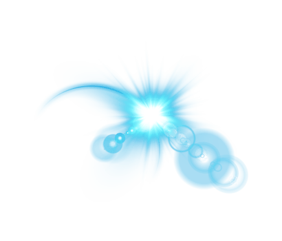 The edge of a blue solar eclipse on transparent background. Blue eclipse for product advertising, natural phenomena, horror concept and others. png