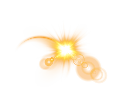 The edge of a golden solar eclipse on transparent background. Golden eclipse for product advertising, natural phenomena, horror concept and others. png