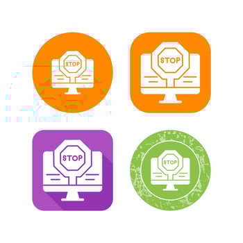 Stop Vector Icon