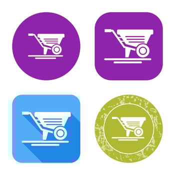 Wheelbarrow Vector Icon