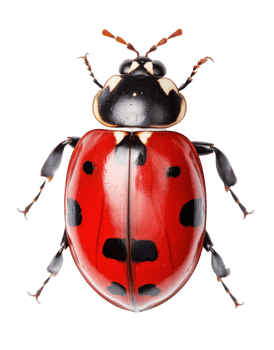 Ladybug isolated. Illustration png