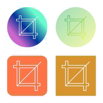 Unique Crop Vector Icon
