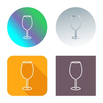 Wine Glass Vector Icon