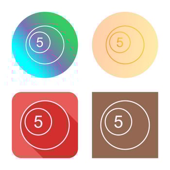 Pool Balls Vector Icon