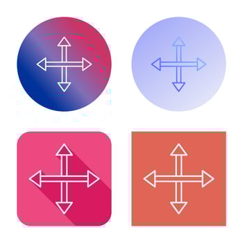 Unique Move Vector Icon