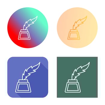 Inkwell Vector Icon