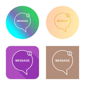 Message Bubbles Vector Icon