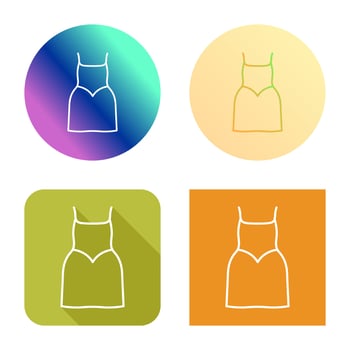 Party Dress Vector Icon