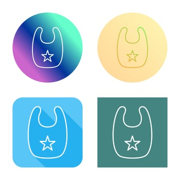 Bib Vector Icon