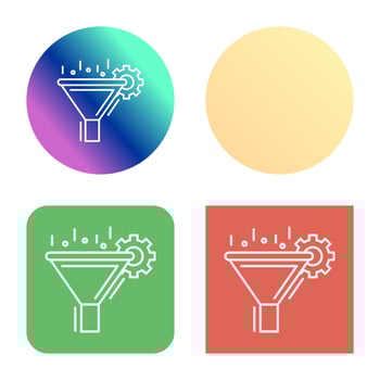 Filtering Vector Icon