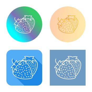 Strawberry Vector Icon
