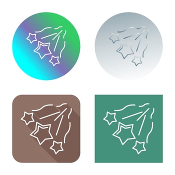 Falling Stars Vector Icon