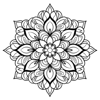 mandala design, illustration mandala, coloring pages , Laser Cut Files, png