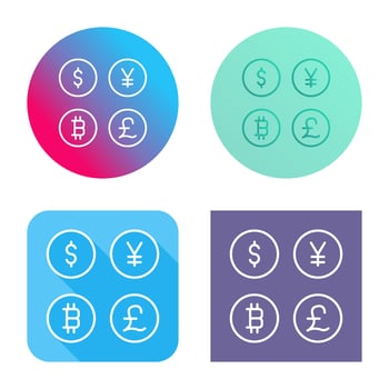 Currency Symbols Vector Icon