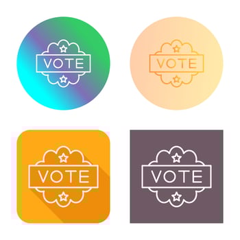 Vote Vector Icon