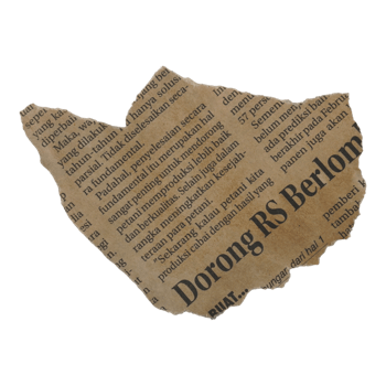 Creative Ripped Newspaper Old png