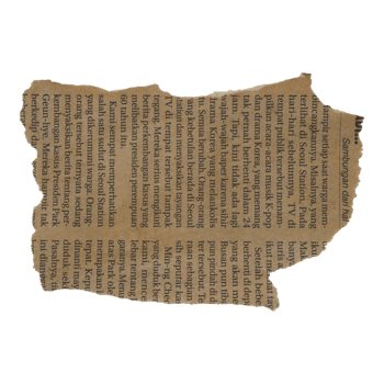 Aged Ripped Newspaper Old png