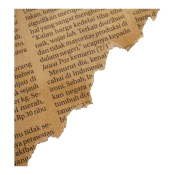 Antique Ripped Newspaper Old png