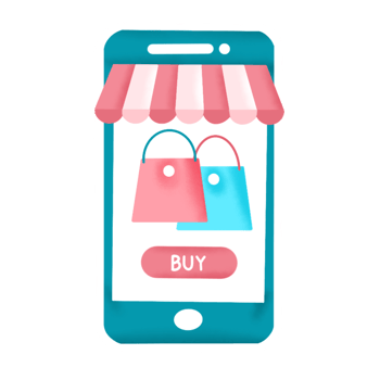 shopping element illustration png