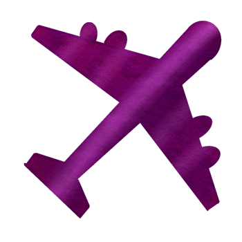 3D Plane Illustration png