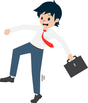 Salary Man Business Isolated Person People Cartoon Character Flat illustration Png