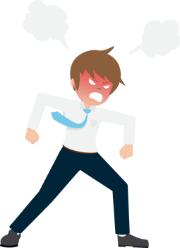 Salary Man Business Isolated Person People Cartoon Character Flat illustration Png