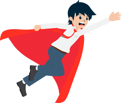 Salary Man Business Isolated Person People Cartoon Character Flat illustration Png