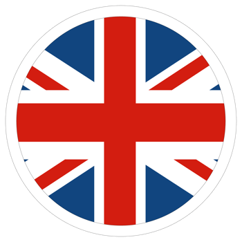 United Kingdom flag circle. Flag of UK in round circle png