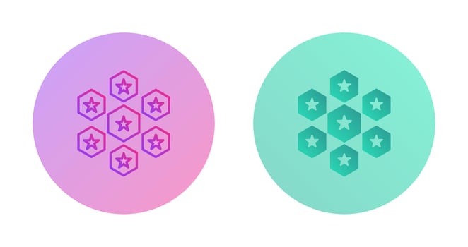 Unique Reputation Management Vector Icon
