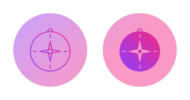 Compass Vector Icon