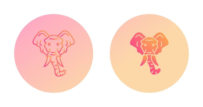 Eleplant Vector Icon