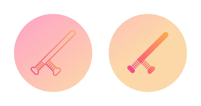 Baton Vector Icon