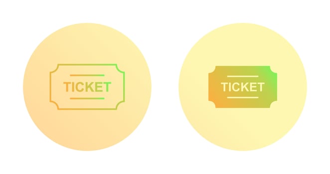 Tickets Vector Icon