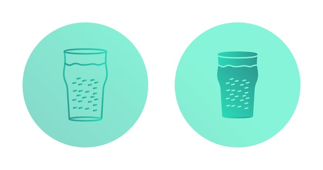 Pint of Beer Vector Icon