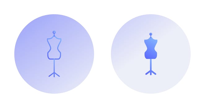 Dress Holder Vector Icon