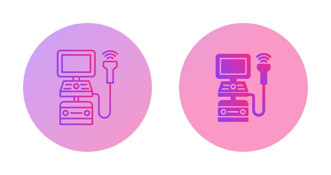 Ultrasound Machine Vector Icon