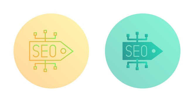SEO Tag Vector Icon
