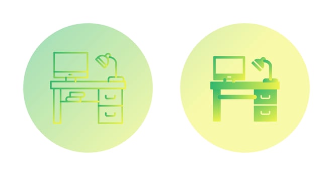 Desk Vector Icon
