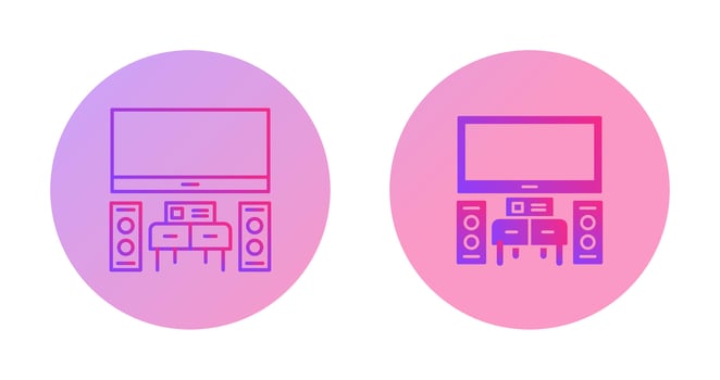 Home Theater Vector Icon