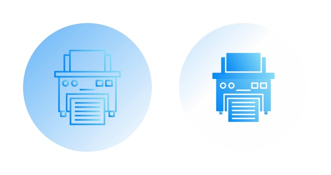 Printer Vector Icon