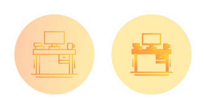 Desk Vector Icon